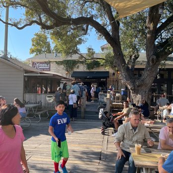 Mozart's Coffee Roasters - Loooonnnngg line on Saturday morning. Maybe since ACL is going on this weekend??? - Coffee & Tea Near Me - Austin, Texas