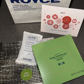 ROYCE' Chocolate Los Angeles - matcha chocolate - Desserts Near Me - Los Angeles, California