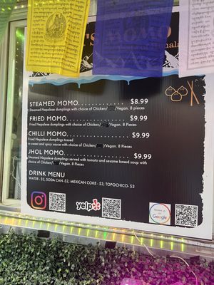 Menu photo 3 Monk's Momo Austin, TX