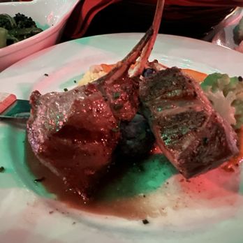 Barbarella Restaurant & Bar - Grilled Lamb Rack Medallions (dish was split into 2) - Breakfast & Brunch Near Me - Playa La Jolla, California Barbarella Restaurant & Bar - Grilled Lamb Rack Medallions (dish was split into 2) - Breakfast & Brunch Near Me - Playa La Jolla, California