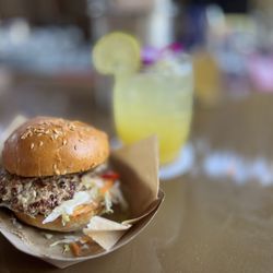 Aplaya Kitchen & Tiki Bar - Pinoy Burger so flavorful!