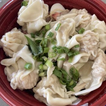 Teo Chow Noodle Shack - Wonton Noodle soup with 3 extra wontons (soup not pictured) - Chinese Near Me - Fremont, California