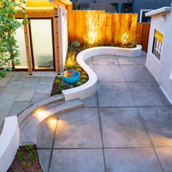 Wildwood Landscapes - Style + Curves Garden. Featured Patio of the Week in Houzz Magazine.