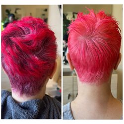 Simone Oni - Color correction. box dye: client did at home.