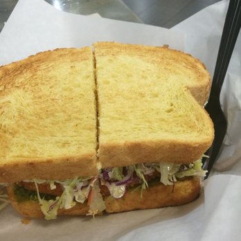 Mr Katsu - Look at how big this sandwich is (fork for scale) - Sandwiches Near Me - Fullerton, California Mr Katsu - Look at how big this sandwich is (fork for scale) - Sandwiches Near Me - Fullerton, California