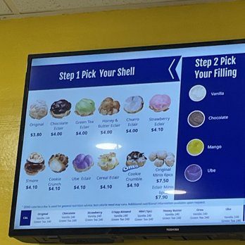 Beard Papa’s - Menu - Desserts Near Me - Concord, California