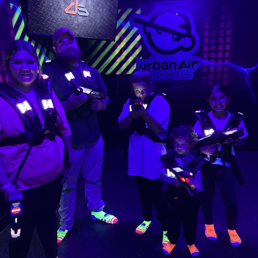 Laser tag! Laser tag!