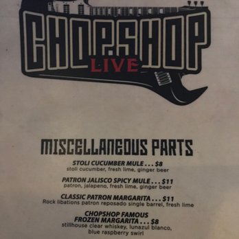 Chopshop Live - Music Venues Near Me - Roanoke, Texas Chopshop Live - Music Venues Near Me - Roanoke, Texas
