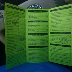 Chicken Shack - Inside menu
