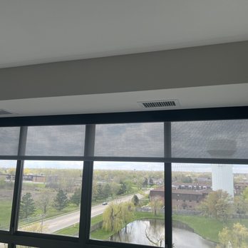 Superior View - The remote controlled automated shader done in one piece, wide window shader beautifully done. - Shades & Blinds Near Me - Northbrook, Illinois