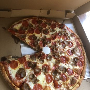 Sal's Pizzeria - Pepperoni and sausage, plenty for a family of 5. - Pizza Near Me - Foothill Ranch, California Sal's Pizzeria - Pepperoni and sausage, plenty for a family of 5. - Pizza Near Me - Foothill Ranch, California