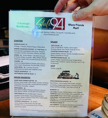 Menu photo 6 Steele 94 Restaurant Bar Spring Valley, CA Menu photo 6 Steele 94 Restaurant Bar Spring Valley, CA