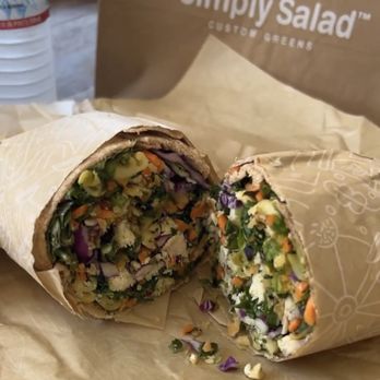 Simply Salad - Chinatown Wrap - Salad Near Me - Cerritos, California Simply Salad - Chinatown Wrap - Salad Near Me - Cerritos, California