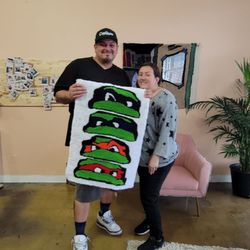 Rugged Perspective - Picked up our Ninja Turtles rug!