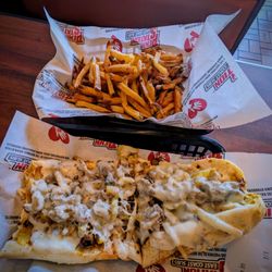 Penn Station - Philly cheese steak and fries