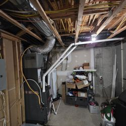Zach Enterprises - Installation of brand-new complete HVAC system with an upgrade to 96% efficiency.
