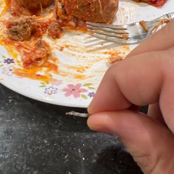 Jack's Coal Fired Pizza - A metal shank in my meat balls. - Pizza Near Me - Burlington, Massachusetts Jack's Coal Fired Pizza - A metal shank in my meat balls. - Pizza Near Me - Burlington, Massachusetts