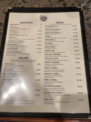 Menu photo 6 Dominic's Italian Restaurant Oceanside, CA