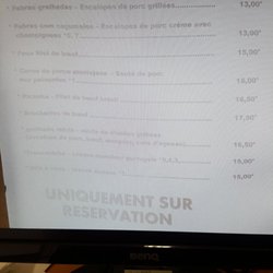 Transmontano - Escalopes porc grillé Porc crème champignon Faux filet de porc Poêlée porc et palourdes Picanha Francesinha Viande grillées  Brochette boeuf