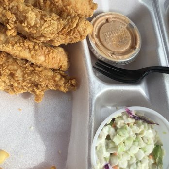 Raising Cane's Chicken Fingers - The Box Combo - 4 Chicken Fingers. Minus a few fries! ;) - Fast Food Near Me - Mckinney, Texas