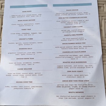 Cococabana - Menu - Bars Near Me - Oceanside, California