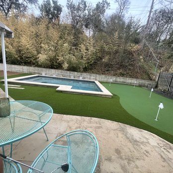 Blue Bonnet Turf - Now doing putting greens 
Full landscape 
Irrigation 
Lawn maintenance 
Give us a call to schedule a free quote 
5125490547 - Landscape Architects or Designers Near Me