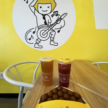 Happy Lemon - E8. Passion Fruit Green Tea G5. Strawberry Green Tea 25% sugar and 30% ice - Bubble Tea Near Me - Manteca, California Happy Lemon - E8. Passion Fruit Green Tea G5. Strawberry Green Tea 25% sugar and 30% ice - Bubble Tea Near Me - Manteca, California