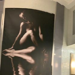 Naked women in the RIU hotel men's room. Wife reported clothed men's pictures in ladies room. Sexist.