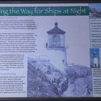 Makapu'u Point Lighthouse Trail - Lighthouse sign - Hiking Near Me - Honolulu, Hawaii