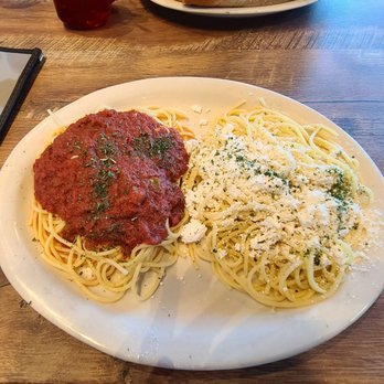 Flying Tomato - Spaghetti with Marinara and Mizithra sauces - Diners Near Me - Spanaway, Washington