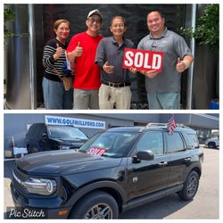 Golf Mill Ford - 2026 Bronco Sport - 2Peat loyal referral Happy Kababayan Felix, Maria Theresa & son Mark Paul from Glenview. Happy customer since May 2019.