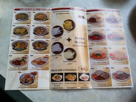 Menu photo 2 Vietnam Food Prague, PR Menu photo 2 Vietnam Food Prague, PR