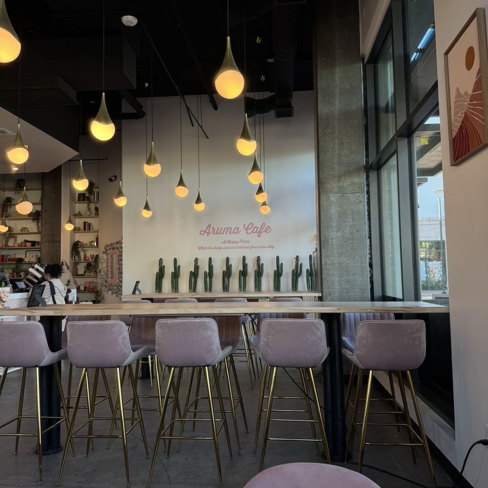 Aruma Cafe - Interior seating - Desserts Near Me - Tempe, Arizona Aruma Cafe - Interior seating - Desserts Near Me - Tempe, Arizona
