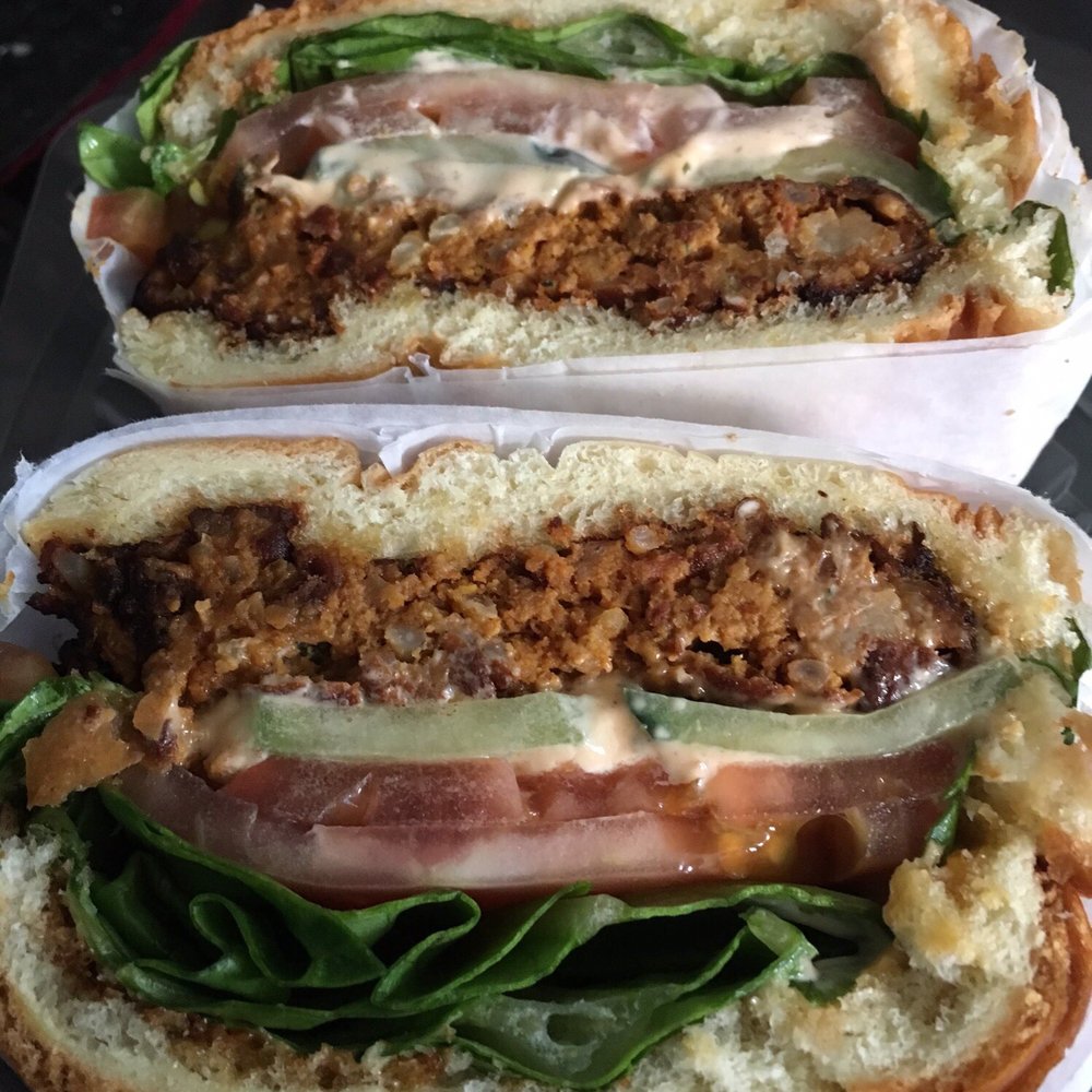 Cafe One - Black bean burger - Coffee & Tea Near Me - New York, New York