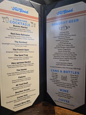 Menu photo 2 The All Good Cedar Park, TX