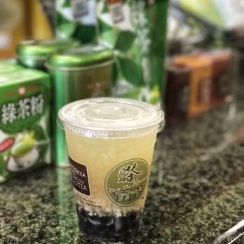 Ten Ren Tea - Lychee Green Tea with boba - Coffee & Tea Near Me - Milpitas, California Ten Ren Tea - Lychee Green Tea with boba - Coffee & Tea Near Me - Milpitas, California