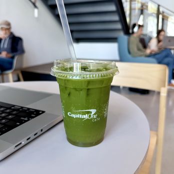 Capital One Café - sparkling matcha citrus lemonade - Coffee & Tea Near Me - Walnut Creek, California Capital One Café - sparkling matcha citrus lemonade - Coffee & Tea Near Me - Walnut Creek, California
