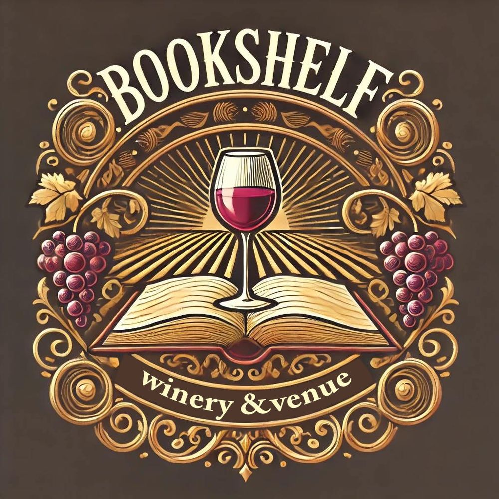 Bookshelf Winery and Venue Logo