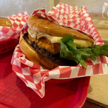 Lil Woody's - Romesco burger for week 4 of burger month! - Burgers Near Me - Seattle, Washington Lil Woody's - Romesco burger for week 4 of burger month! - Burgers Near Me - Seattle, Washington