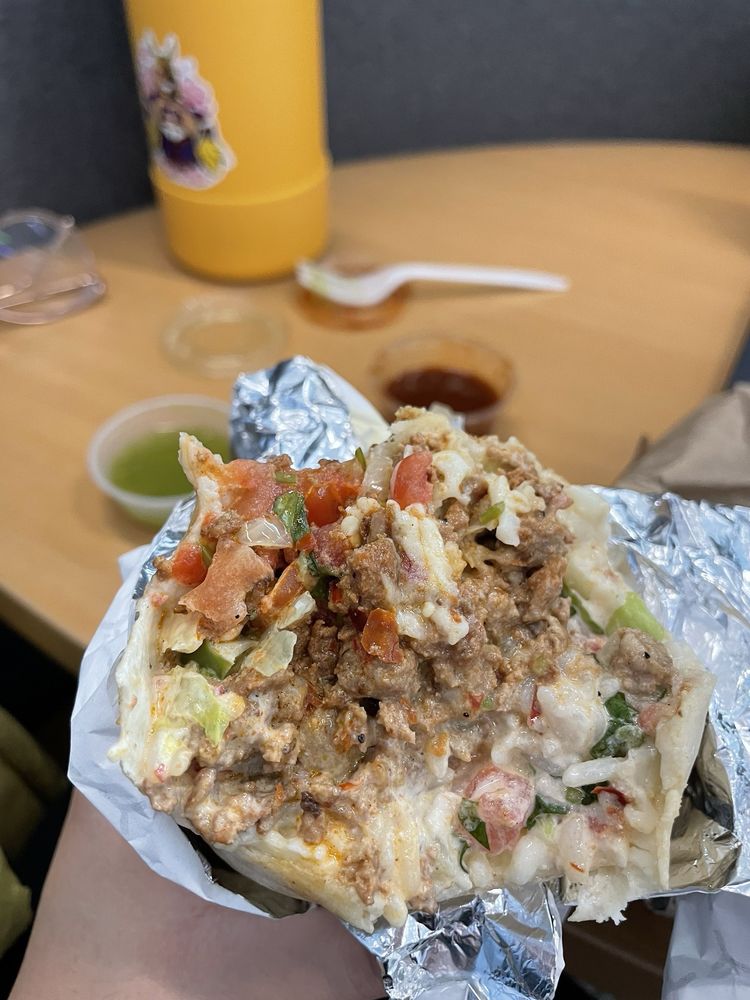 Food from Mexican Grill Stand