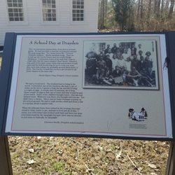 Drayden African-American Schoolhouse - Information about the school
