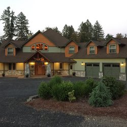 Cascade Mountain Lodge - Cascade Mountain Lodge at dusk.