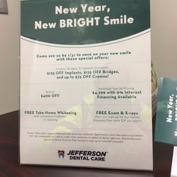 Jefferson Dental & Orthodontics - Matlock - Sales brochure? Are you joking