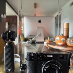 Icon Cameras - Osmo Pocket 3, x100v & Imac, all from Icon