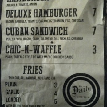 The Daily Refresher - You paid what for your burger?!?! - New American Near Me - Rochester, New York The Daily Refresher - You paid what for your burger?!?! - New American Near Me - Rochester, New York