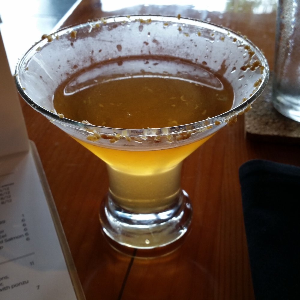 Yokozuna - Ginger Spice cocktail. Not balanced, too sweet and the bartender was SLAMMING bottles and glassware making it. - Japanese Near Me - Tulsa, Oklahoma Yokozuna - Ginger Spice cocktail. Not balanced, too sweet and the bartender was SLAMMING bottles and glassware making it. - Japanese Near Me - Tulsa, Oklahoma