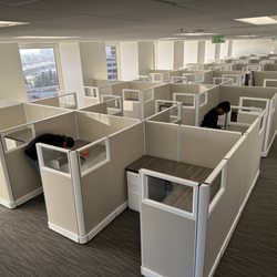 5x5 cubicles 53 inches