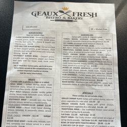 Geaux Fresh | Minden restaurants