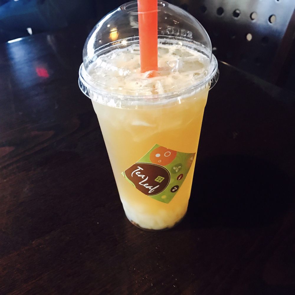 Lychee green tea with lychee jelly Lychee green tea with lychee jelly