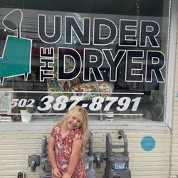 Under the Dryer Salon - First haircut!